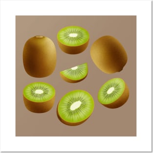 Kiwifruits Posters and Art